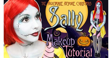 Sally Skellington | Best Halloween Makeup Tutorials on YouTube | POPSUGAR Beauty Photo 4