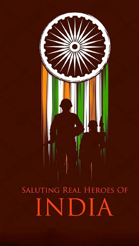 [2024] 🔥Indian Army Ke Ashoka Chakra Background Animated Art Hd Phone Wallpaper (800x1422) - #238941