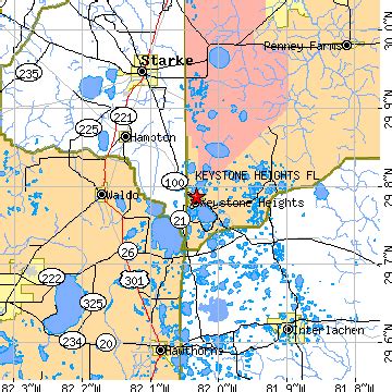 Keystone Heights, Florida (FL) ~ population data, races, housing & economy