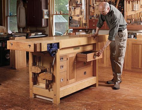 Under-Bench Tool Cabinet - FineWoodworking