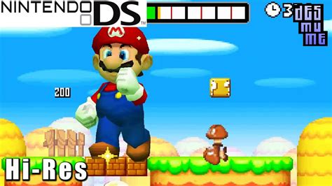 New Super Mario Bros. - Nintendo DS Gameplay High Resolution (DeSmuME) - YouTube