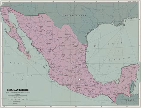 Map of the Mexican Empire by captainmori on DeviantArt