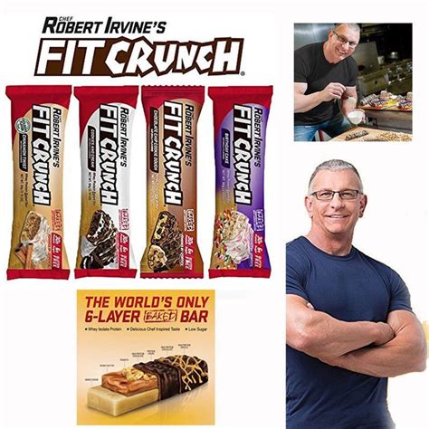 FITCRUNCH Protein Bars Designed By Robert Irvine Worlds Only 6-Layer Baked #Doesnotapply ...