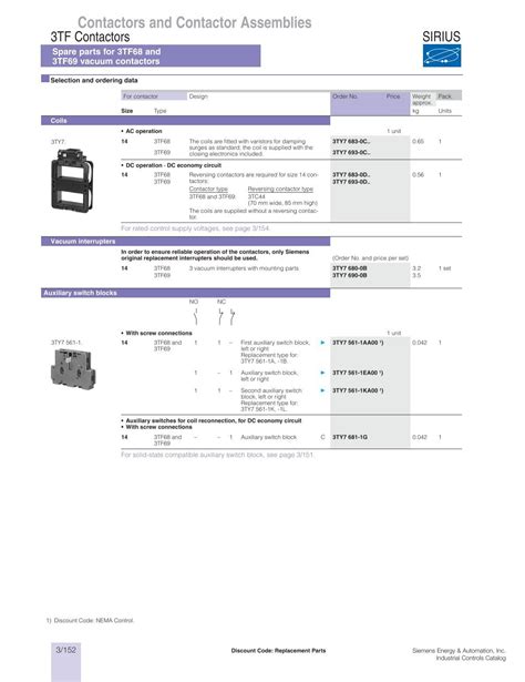 Spare Parts - Siemens