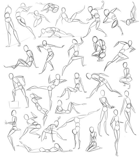 Pose Practice by StickFigureQueen on DeviantArt