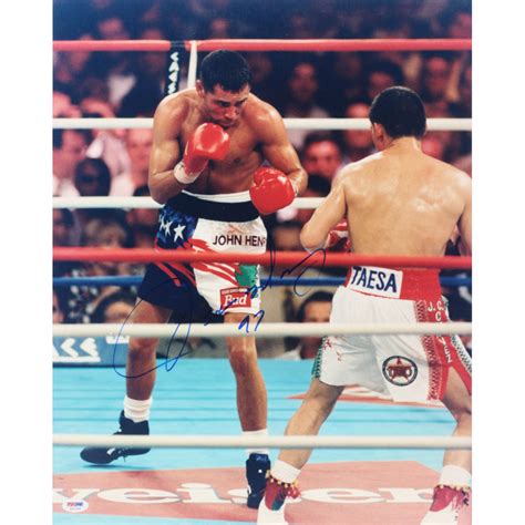 Oscar De La Hoya Signed "Vs. Julio Cesar Chavez" 16x20 Photo (PSA COA ...