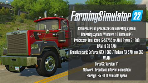 FS22 PC & Mac Requirements - Farming Simulator 22 mod, LS22 Mod download!