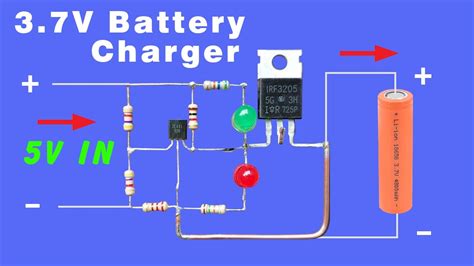 Auto Cut Off 3 7 Volt Battery Charger Circuit - Catalog Library