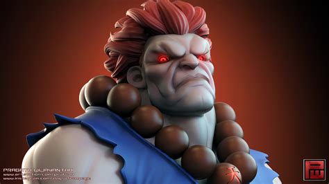 Akuma- Stylized Bust - ZBrushCentral