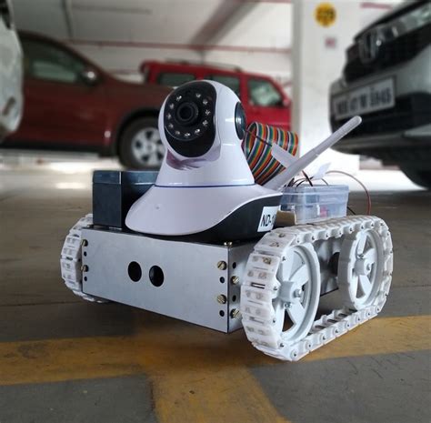 Raspberry Pi based Android Controlled Surveillance Robot Electronics Project