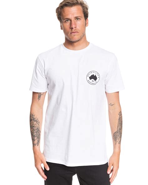 Quiksilver Mens Cents Oz T Shirt - White | SurfStitch