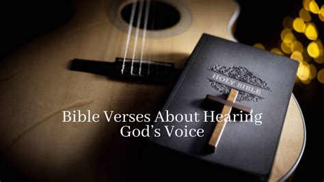 Bible Verses About Hearing God’s Voice - Godblazer