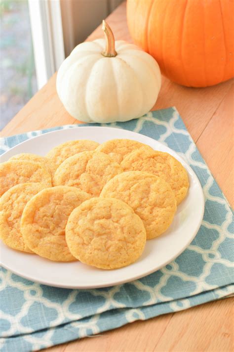 Pumpkin Sugar Cookies