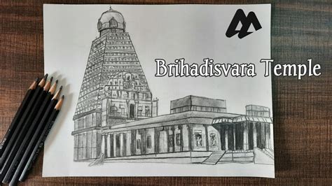 Brihadeeswarar Temple Sketches