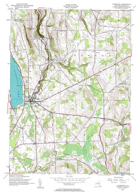 Cazenovia topographic map, NY - USGS Topo Quad 42075h7