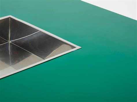 Willy Rizzo Green Lacquer and Chrome Square Bar Coffee Table Alveo 1970s For Sale at 1stDibs
