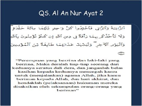 Hukum Bacaan Surah An Nur Ayat 2 - Homecare24