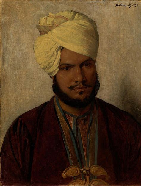 The Munshi Abdul Karim Painting by Heinrich von Angeli - Fine Art America