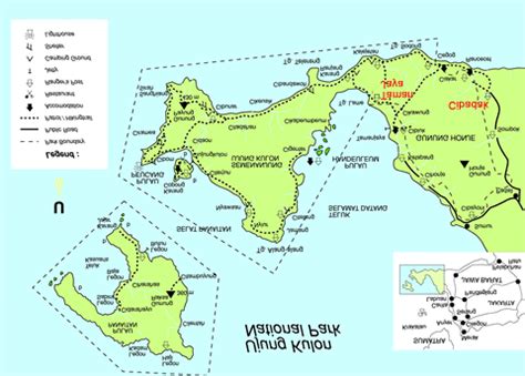 Map of Ujung Kulon National Park (WWF). | Download Scientific Diagram