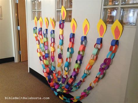 Paper Chain Menorah | Hannukah crafts, Hanukkah crafts, Jewish crafts