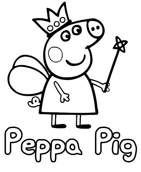 Peppa Pig Printable Coloring Pages