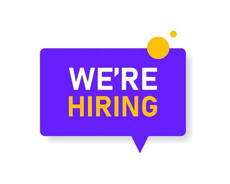 Premium Vector | We are hiring job employee vacancy announcement banner ...