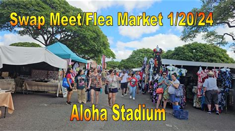 [4K] Aloha Stadium Swap Meet / Flea Market 1/20/24 in Aiea, Oahu ...