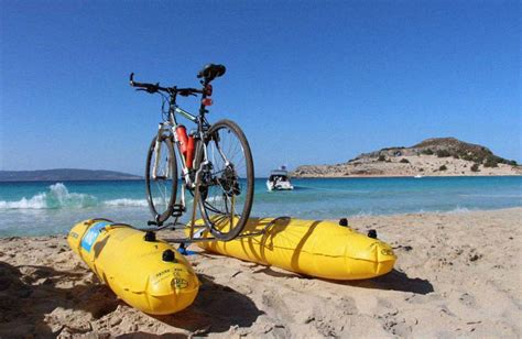 The ShuttleBike Turns Your Bicycle Into a Pontoon Boat