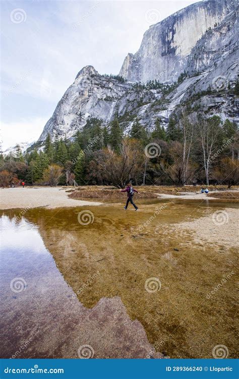 Girl in Yosemite National Park, Unites States of America Stock Photo - Image of idyllic, girl ...