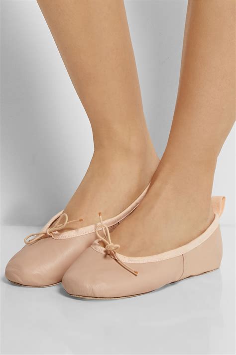 Lyst - Ballet beautiful Leather Ballet Flats in Pink