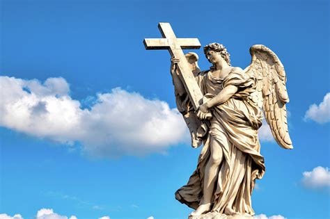 Angel with the Cross Photograph by Fabrizio Troiani - Fine Art America