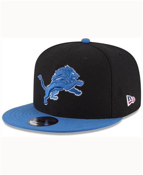 New Era Detroit Lions Crafted in America 9FIFTY Snapback Cap | Detroit ...