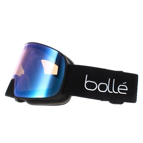 Bolle Ski Goggles Nevada 22070 Matte Black Corp Vermillon Blue Semi-Polarized | eBay