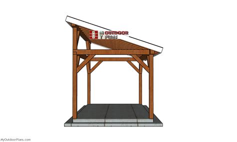 Build-a-10×14-lean-to-gazebo | MyOutdoorPlans | Free Woodworking Plans and Projects, DIY Shed ...