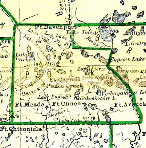 Map Of Polk County Florida | Maps Of Florida