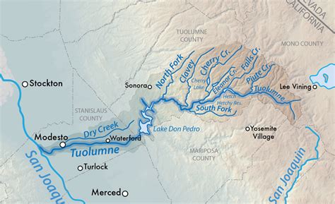 Historic Gold Mining Areas on the Tuolumne River - RareGoldNuggets.com