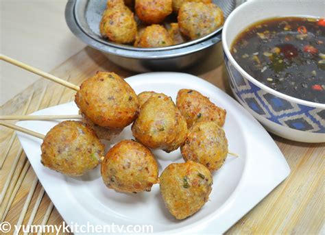 Homemade Fishball with Fishball Sauce - Yummy Kitchen