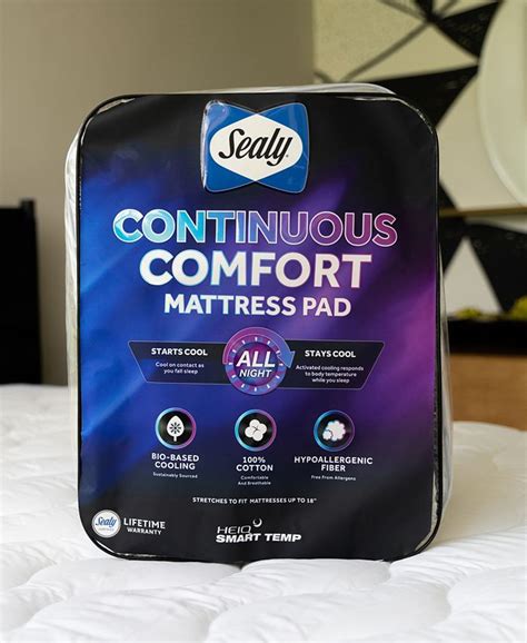 Sealy All Night Cooling Mattress Pad, Queen - Macy's