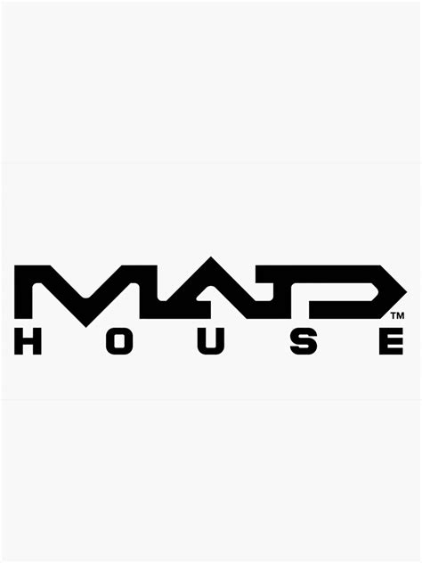 "MadHouse Studio" Sticker for Sale by martyrofevil | Redbubble