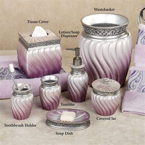 Lilac Bathroom Accessories | Lavender bathroom accessories, Lilac ...