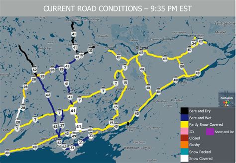 Ontario Road Conditions Map - Downtown Albany New York Map