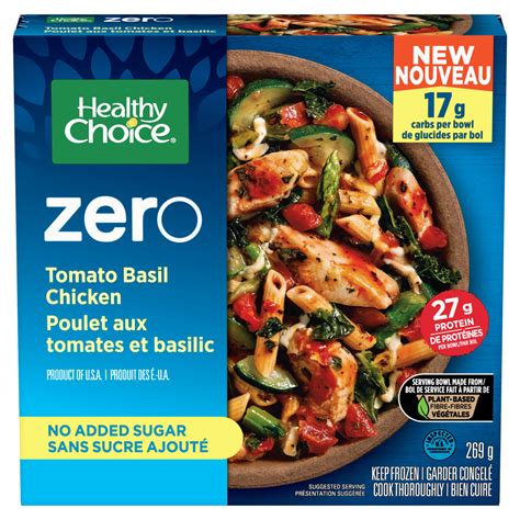 Healthy Choice® Launches Its First Frozen Meal With No Added Sugar