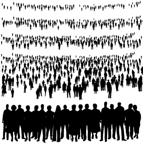 Download Crowd, People, Silhouette. Royalty-Free Stock Illustration Image - Pixabay