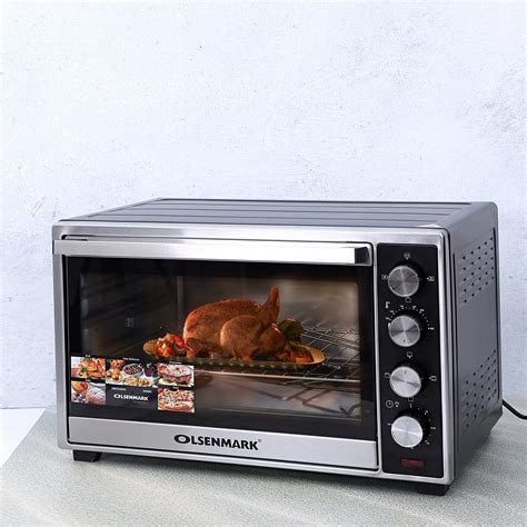 Buy Olsenmark Electric Oven with Rotisserie, 45L - Electric Oven 2000W - 100-250 Adjustable ...