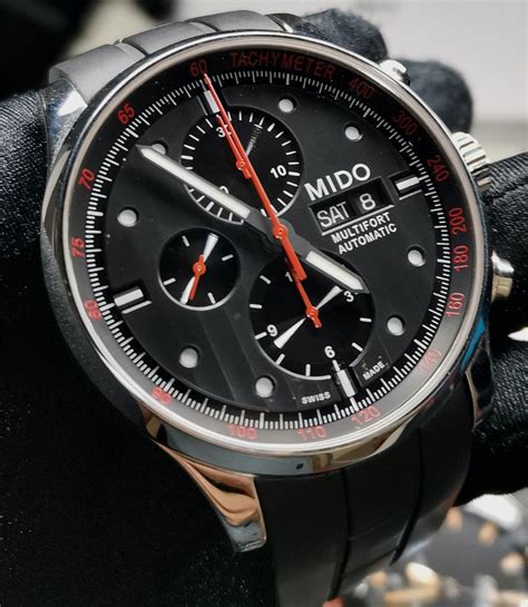 Mido Multifort Chronograph Automatic 44mm, Luxury, Watches on Carousell