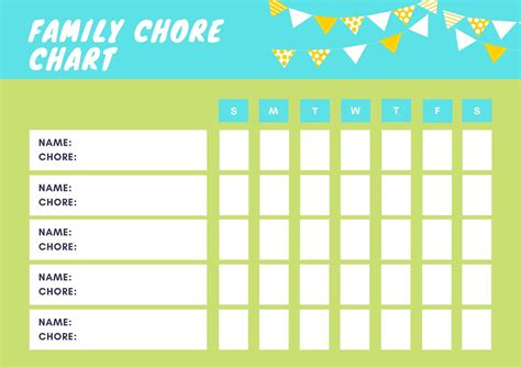 Family Chore Charts Free Printable - My Uncommon Slice of Suburbia