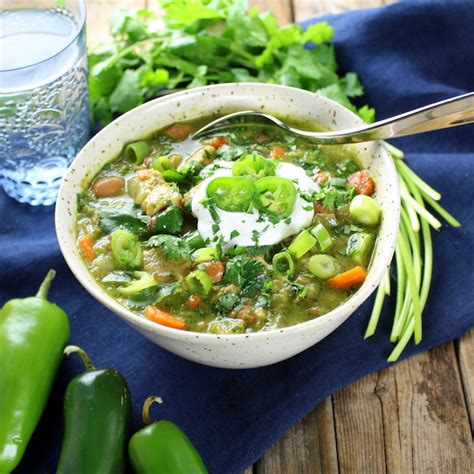 Foodista | Recipes, Cooking Tips, and Food News | Chicken and Green Chile Verde Soup