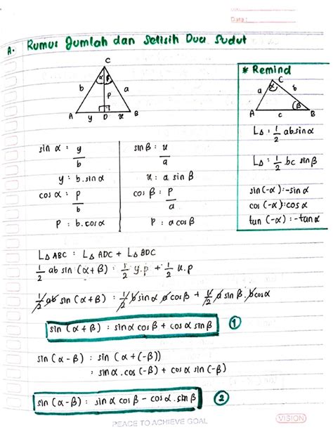 Rumus Trigonometri | PDF