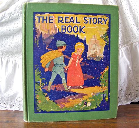 Antique The Real Story Book 1927 Colorful by cynthiasattic on Etsy