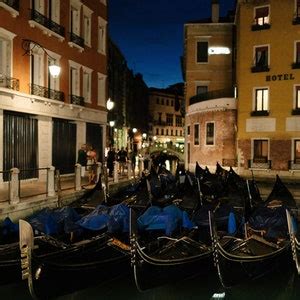 Venice at Night Hotel Cavalletto Gondolas in Venice - Etsy